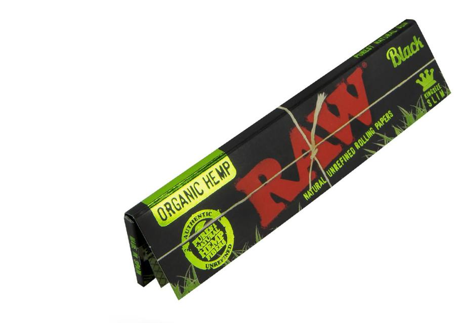 Organic Black Unrefined Artisan King Size Slim -32 Pack