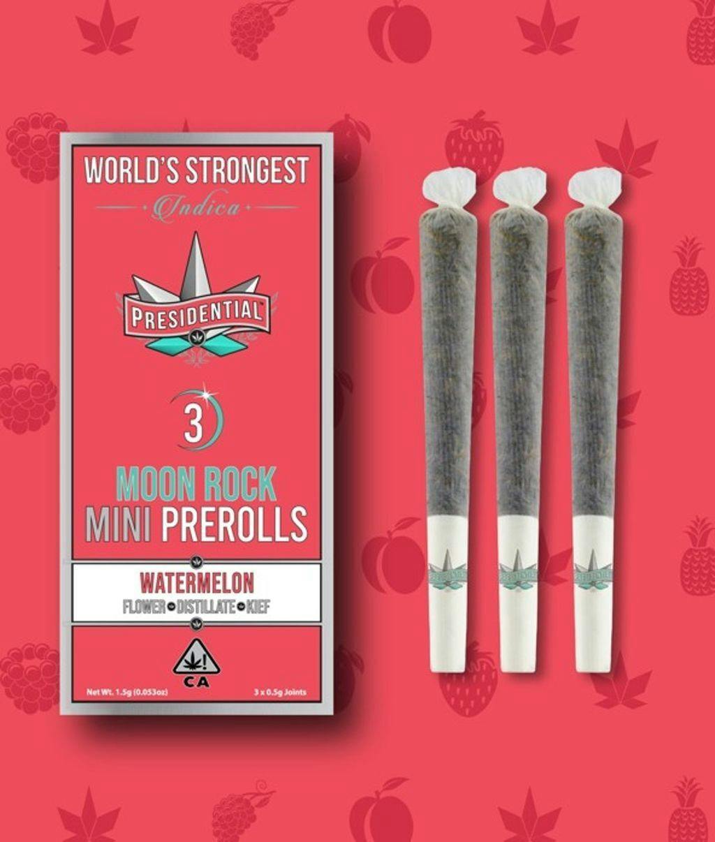 Presidential Waui Infused Pre-Roll Pack 0.5g ea | 3-Pack