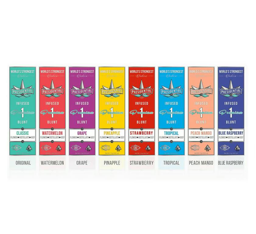 Presidential Grape Infused Mini Blunts 0.6g ea | 3-Pack
