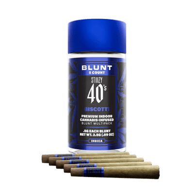 STIIIZY 40's Pineapple Express Infused Blunt 0.5g ea | 4-Pack