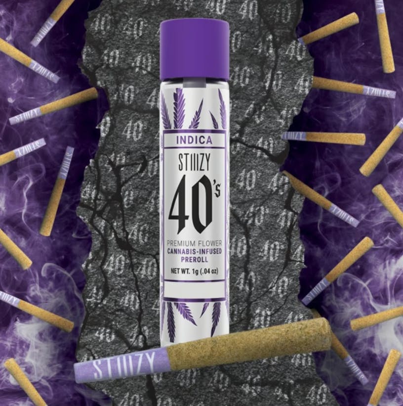 STIIIZY 40's Biscotti Infused Pre-Roll 1g