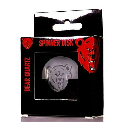 Bear Quartz - Spinner Disk - Clear