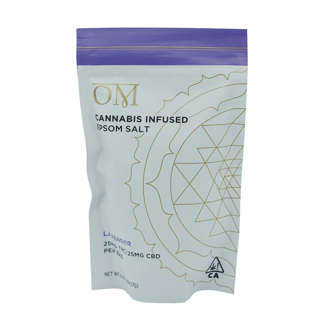 OM Lavender 1:1 THC:CBD Epsom Salt 6.5oz 50mg
