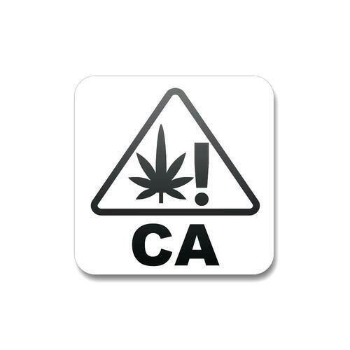 HOODIES CA Warning Symbol Patch