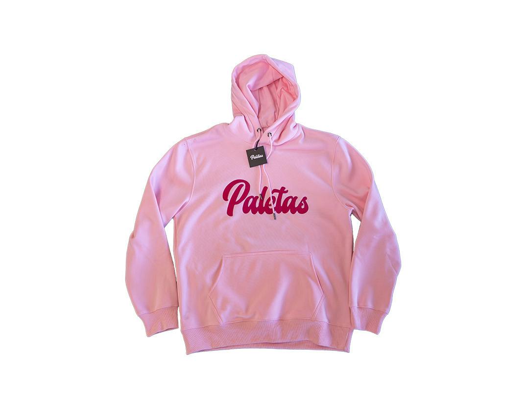 Paletas Pink/Pink Lettering Pullover Hoodie (XL)