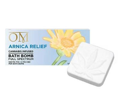 OM Arnica Relief Full Spectrum Bath Bomb 100mg