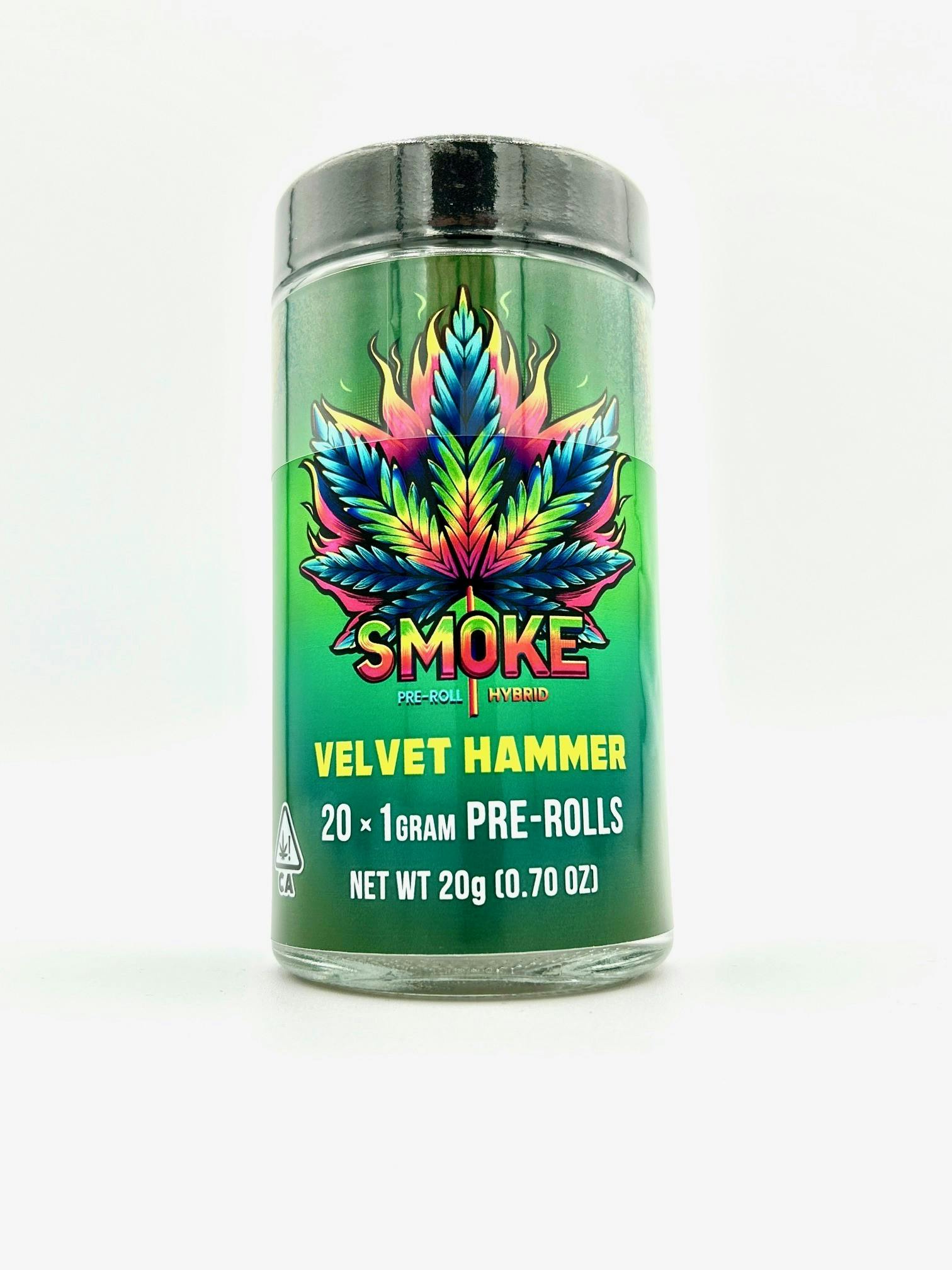 Smoke Velvet Hammer Hybrid Preroll 20pk 20g
