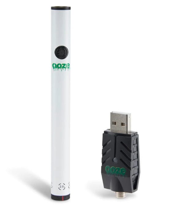OOZE: Ghost White Slim Twist Pen 2.0 Carto