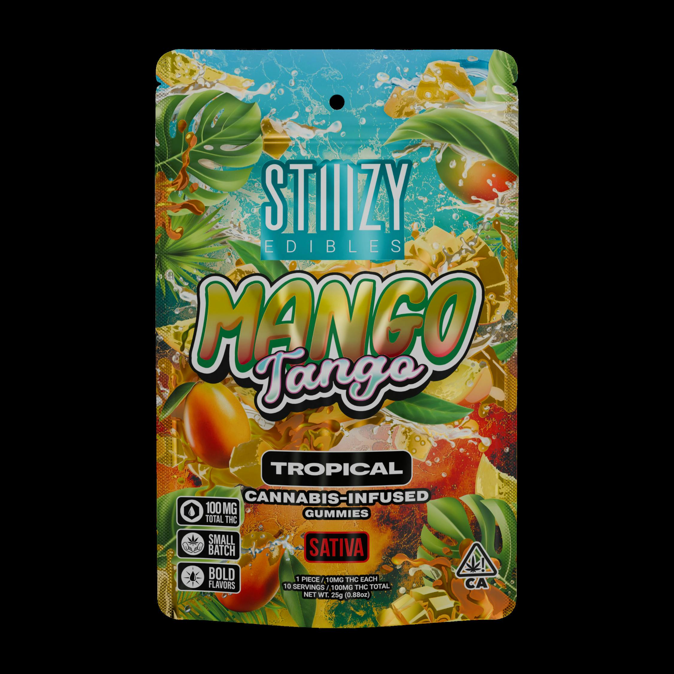 STIIIZY Mango Tango: Stiiizy Mango Tango Sativa Gummies 100mg