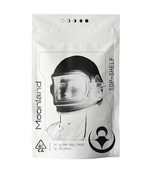 Moonland Topshelf Mule Fuel Indica Preroll 7pk 7g