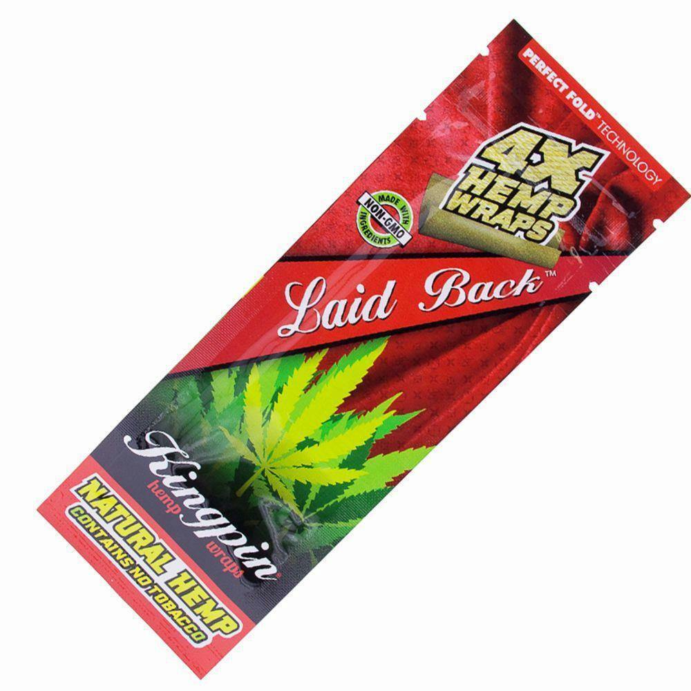 KingPin Hemp Wraps Laid Back 4ct