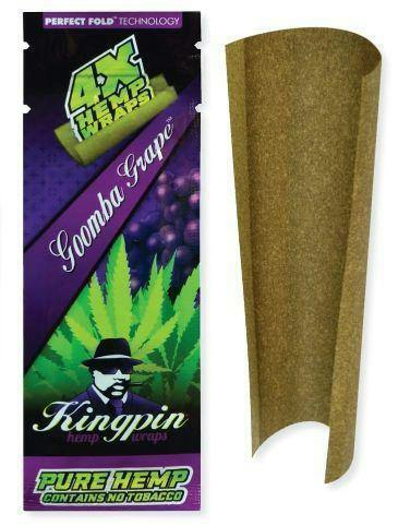 KingPin Hemp Wraps Goomba Grape 4ct