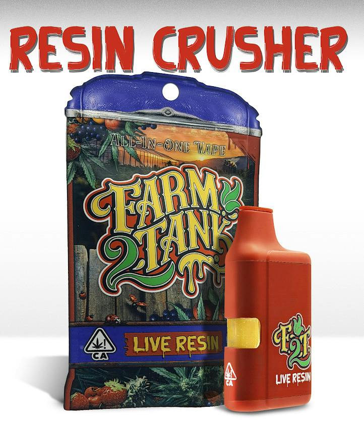 Farm2Tank Resin Crusher Hybrid Live Resin AIO 1g