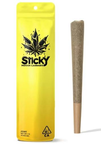 Sticky Purple Sunset Indica Preroll 1g