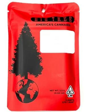 Big Tree Trufflez Indica Preroll 5pk 5g