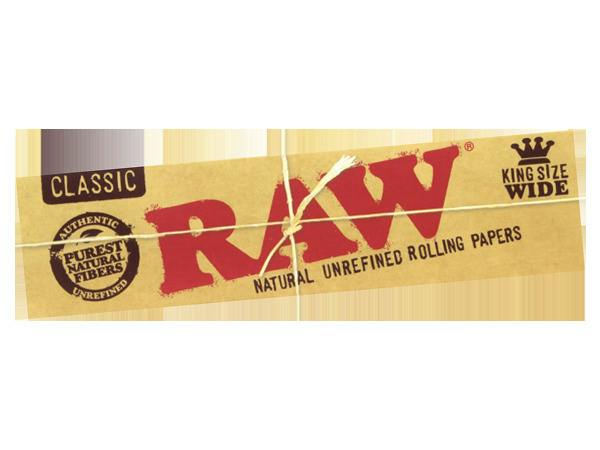 RAW Authentic Black Papers King Size Wide