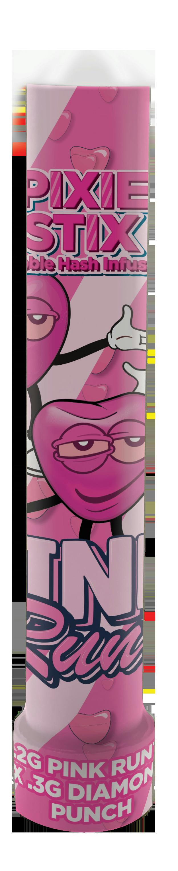 Pink Runtz Hash Pixie Stix cannabis product