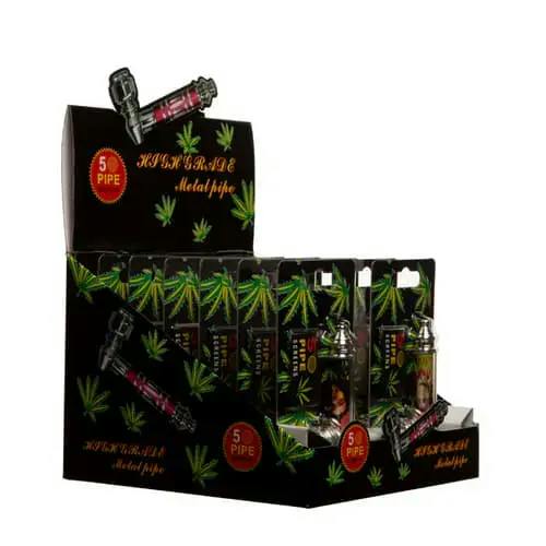 HIGH GRADE METAL HAND PIPE SMALL W/ SCREENS