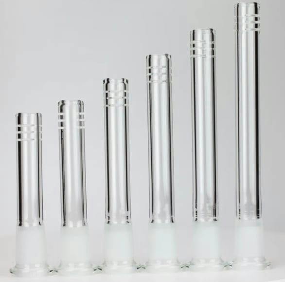 Glass Slitted Glass Diffuser Downstem - Assorted Sizes