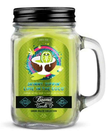 Beamer Smoke Killer Collection Candle - 12oz SKINNY DIPPIN' LIME IN THE COCO