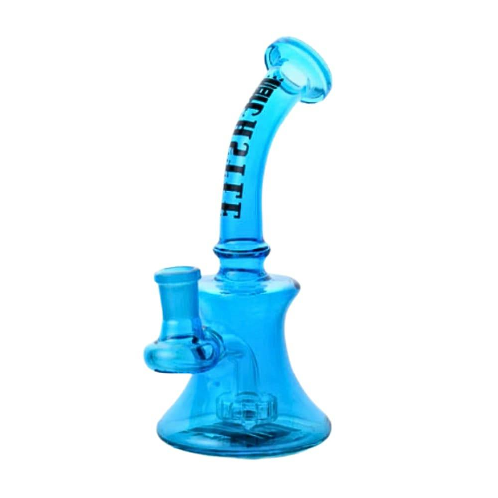 7" Castle Glass Mini Electroplated Rig ASSORTED COLORS