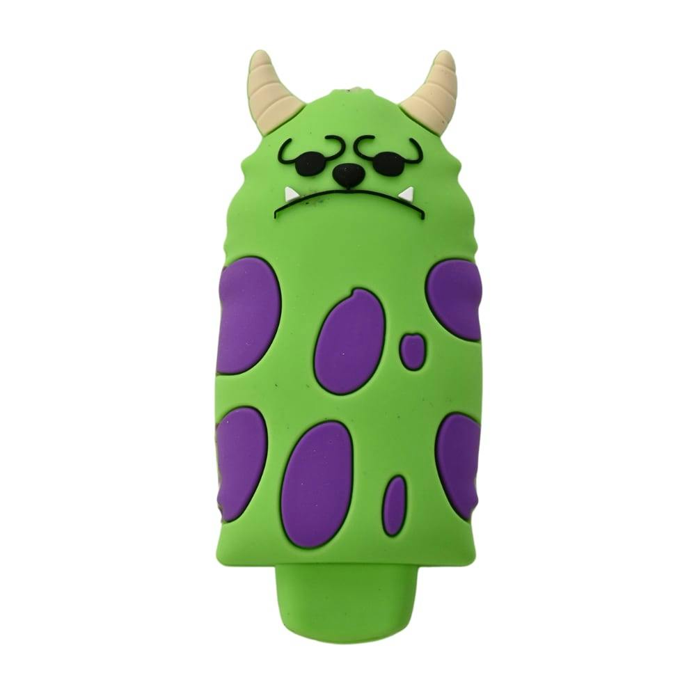 3.5" Spotted Monster Silicone Hand Pipe - Assorted Colours