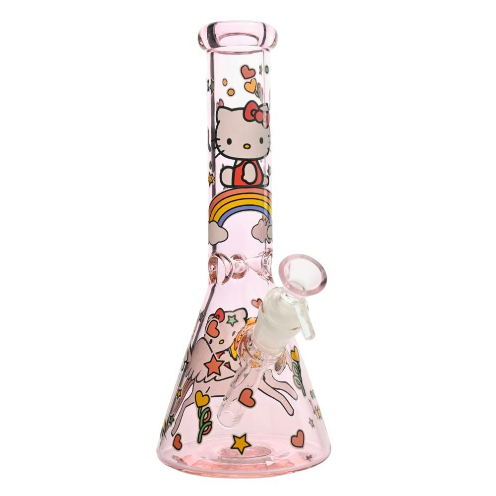 10" 5mm Sunshine Dreams Kitty Beaker