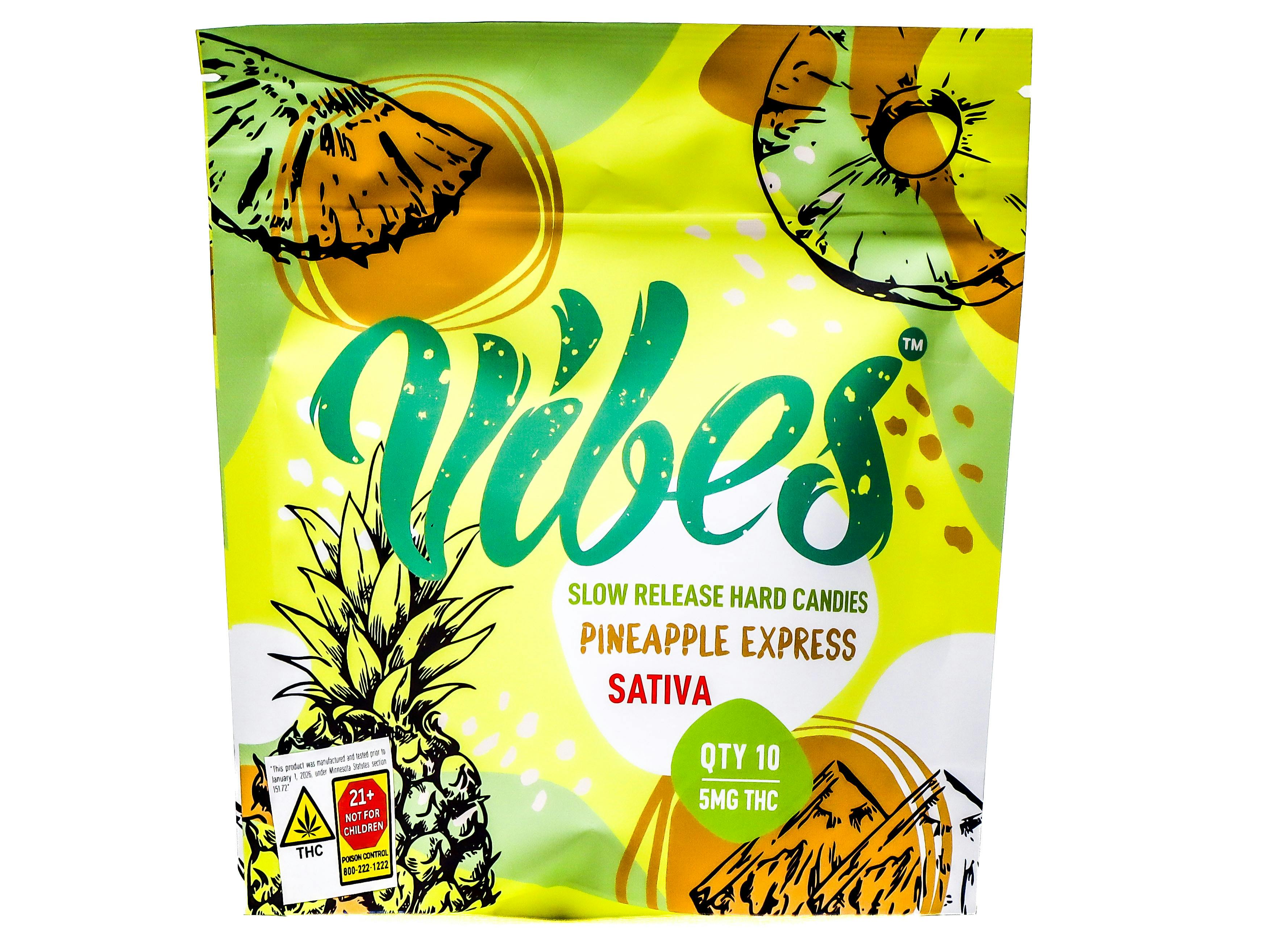 NBH Pineapple Express Hard Candies 50mg THC