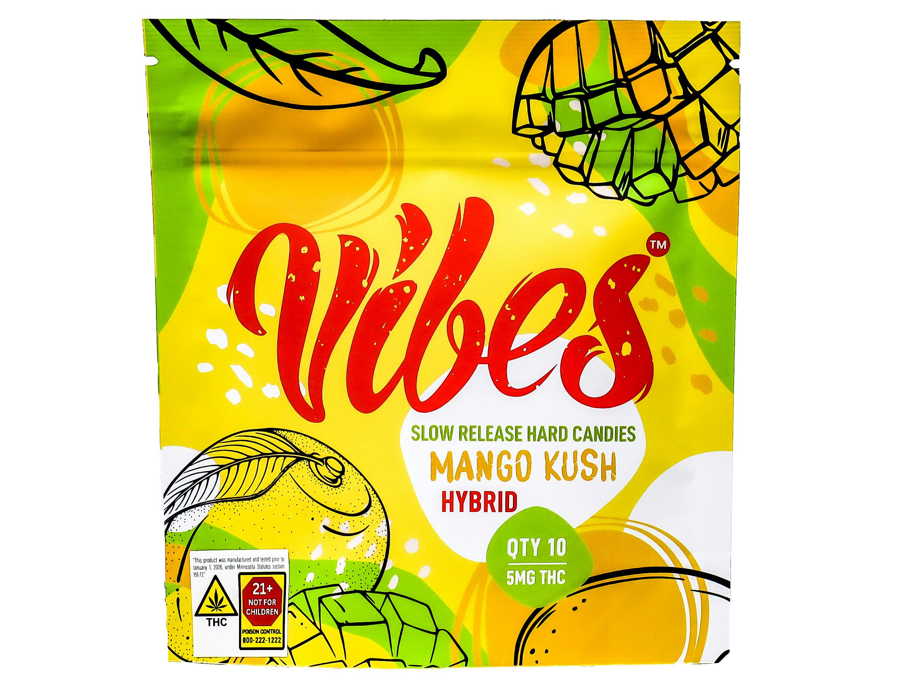NBH Mango Kush Hard Candies 50mg THC