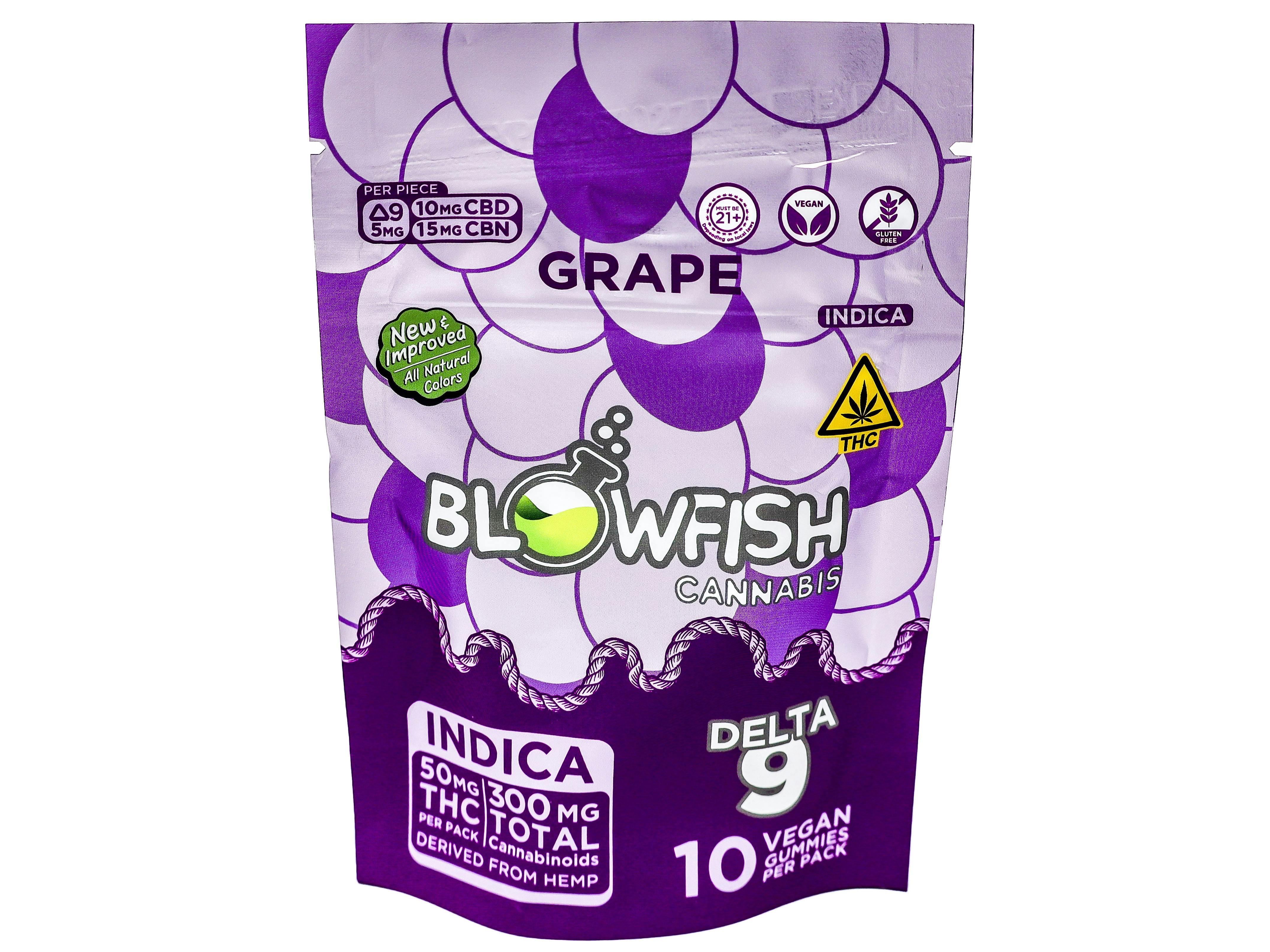 BFS Grape Indica Gummies 50mg THC