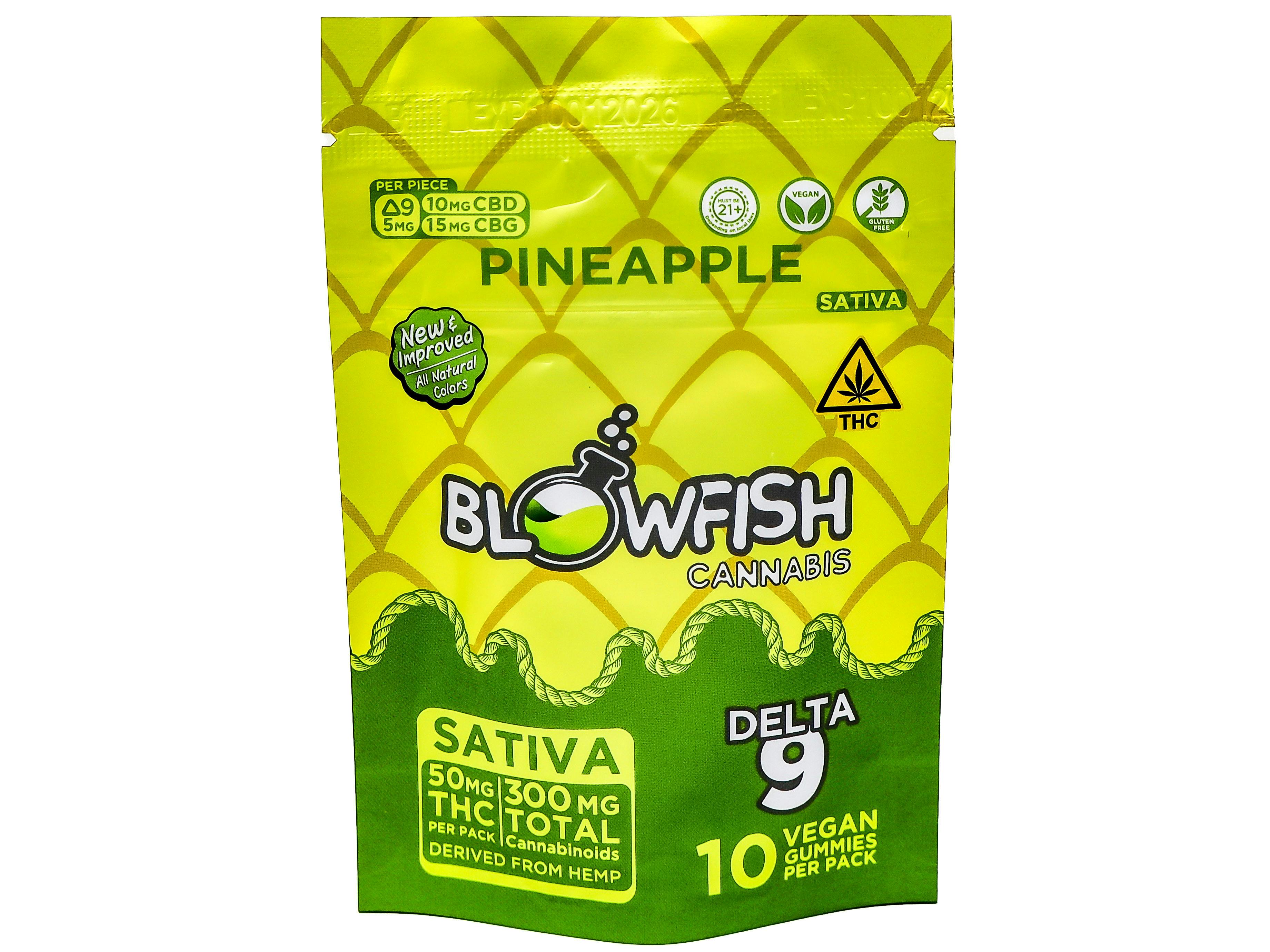 BFS Pineapple Sativa Gummies 50mg THC