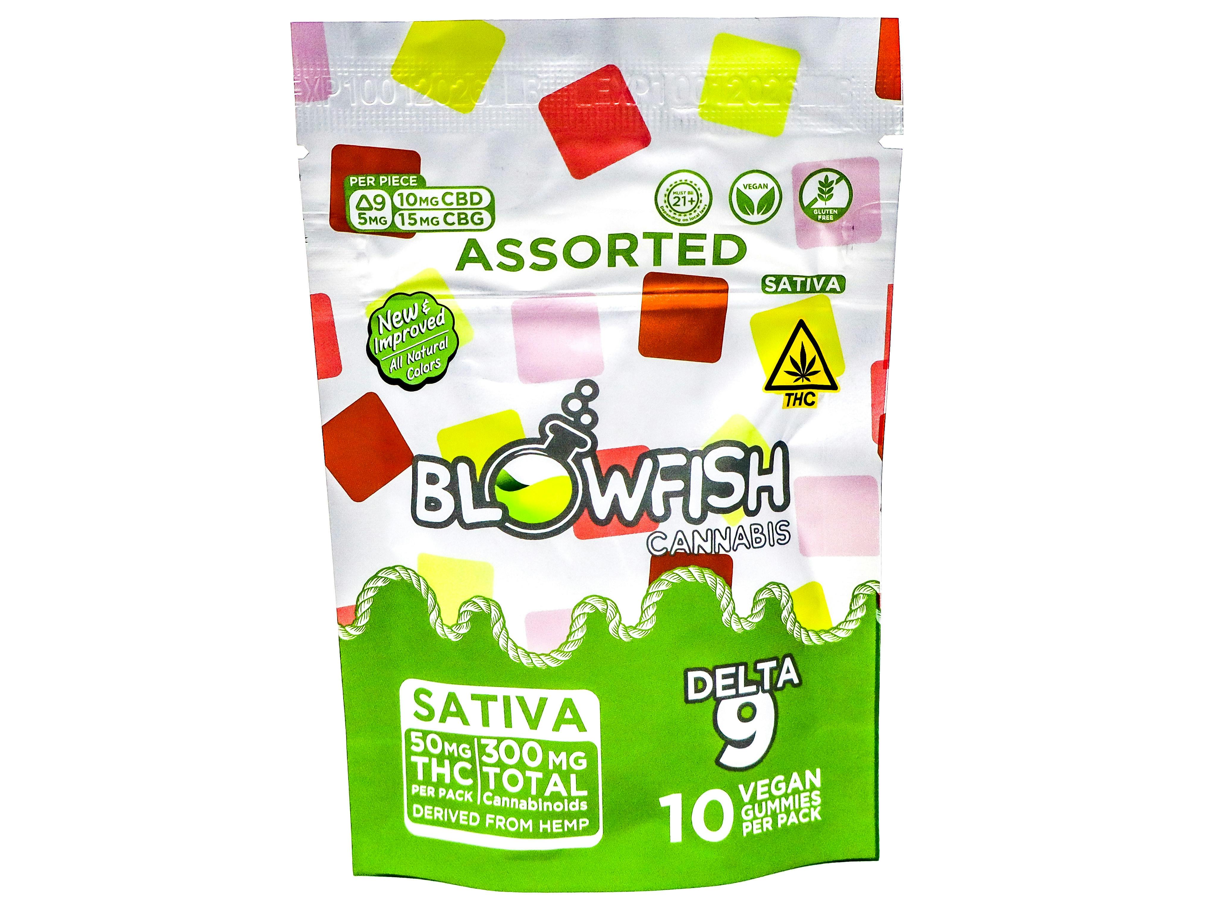 BFS Assorted Sativa Gummies 50mg THC