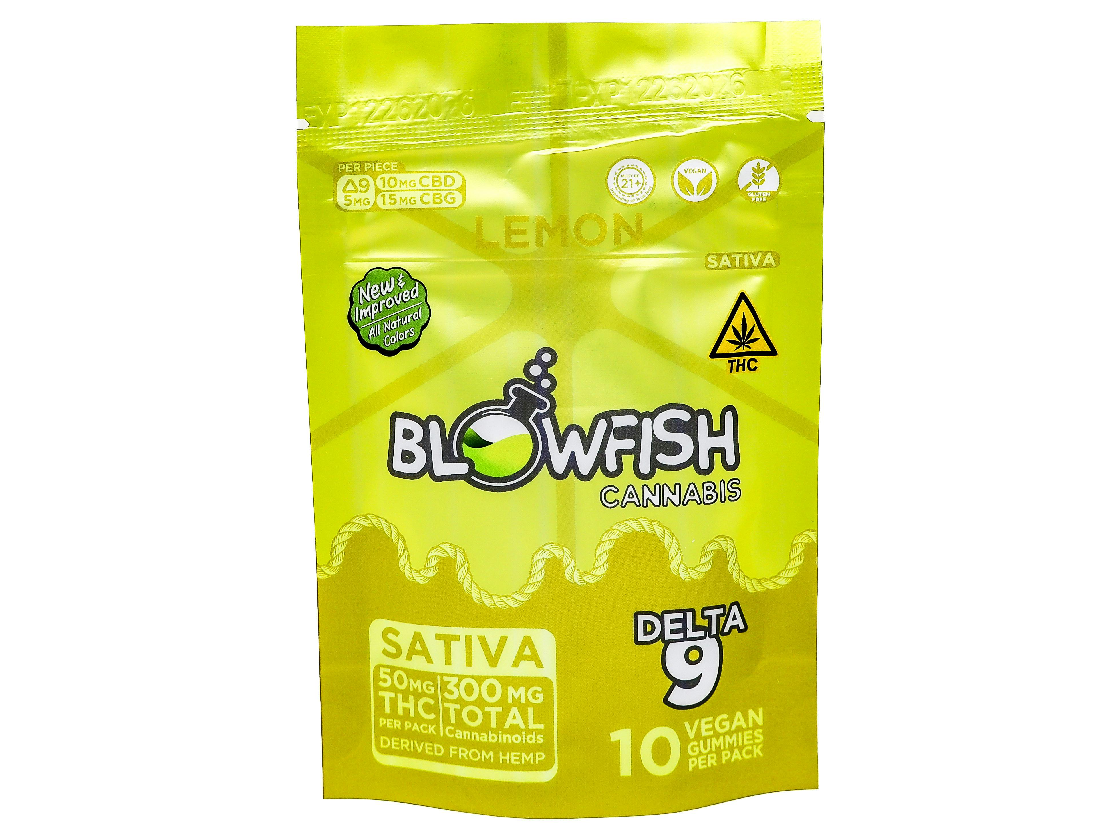 BFS Lemon Sativa Gummies 50mg THC