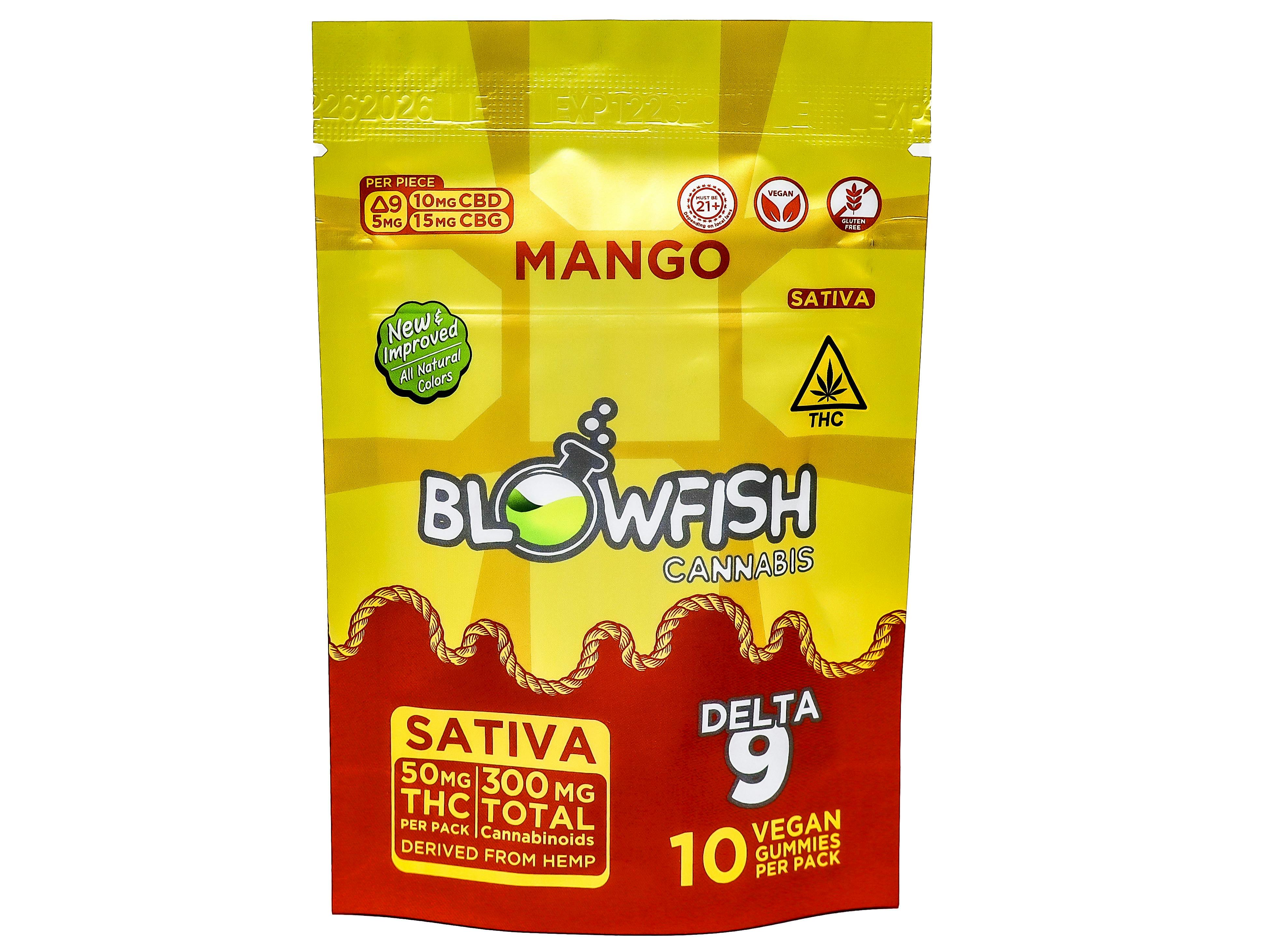 BFS Mango Sativa Gummies 50mg THC