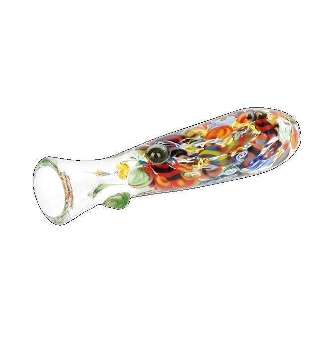 3.25" Splatter Frit Chillum PP564