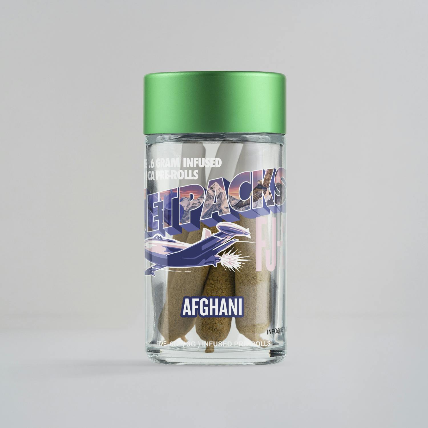Afghani | 0.6g 5pk Infused Prerolls