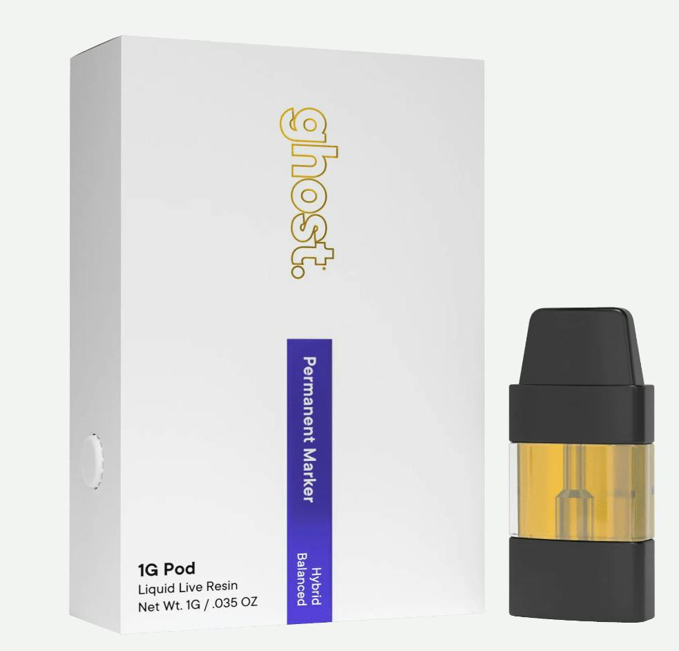 Permanent Marker (H) | 1g Resin Cart | Ghost
