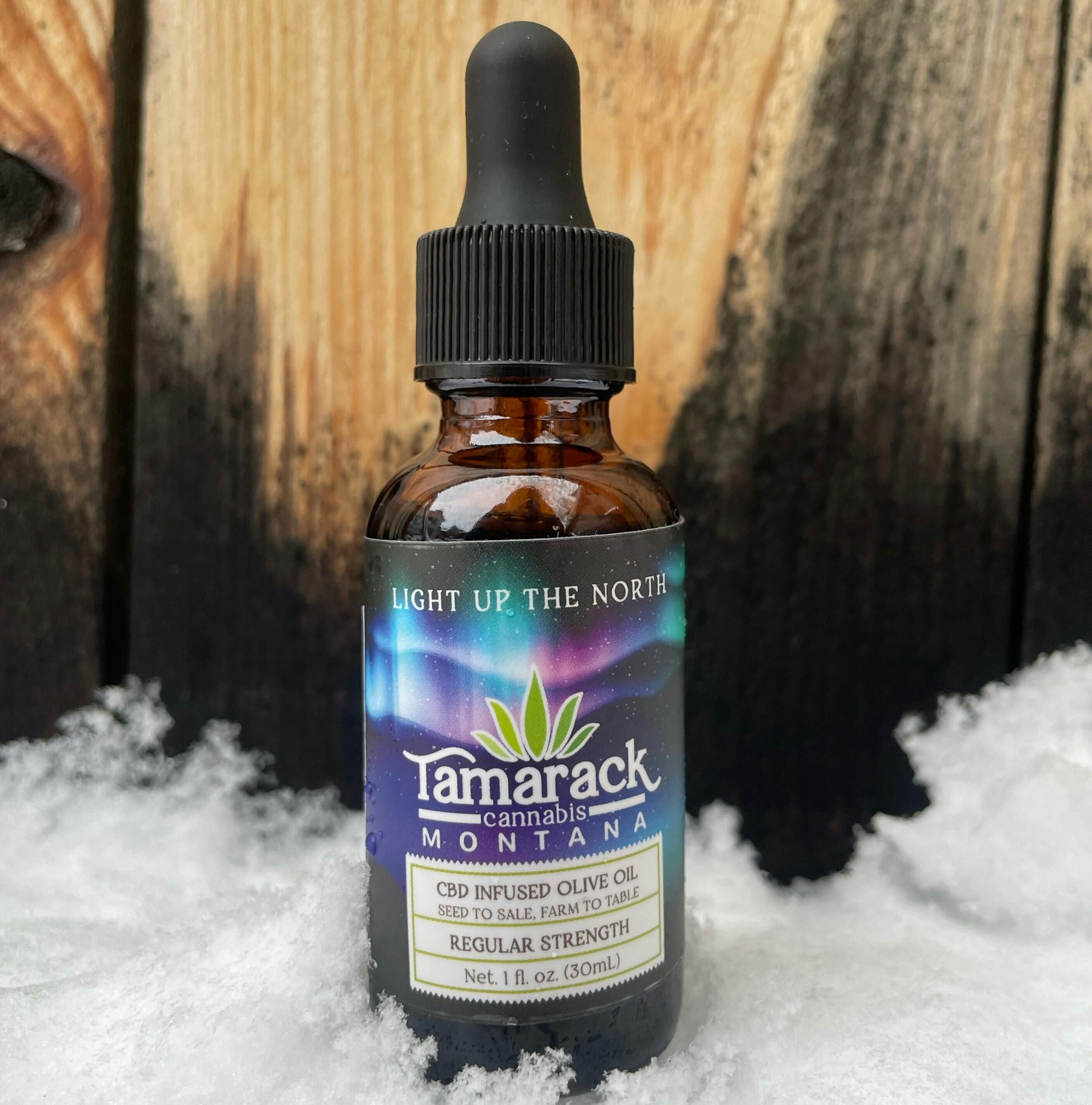 Tamarack Hemp - CBD Oil - Base - Unflavored - 10mg/ml CBD (300mg/bottle) $12