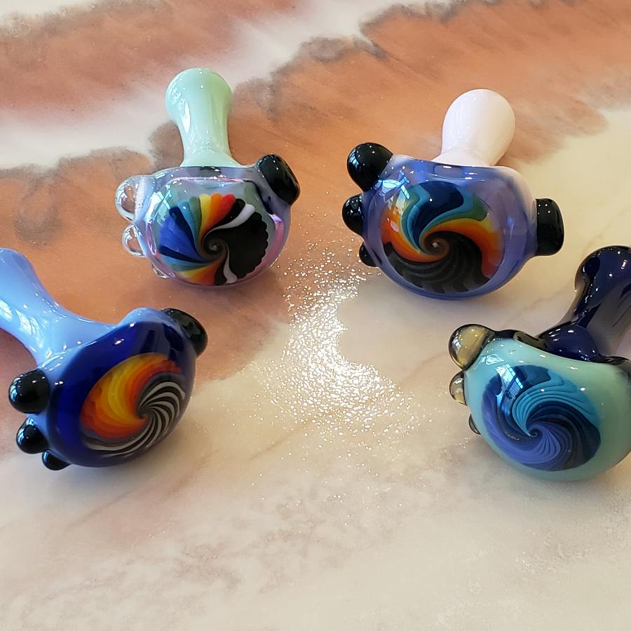 Local Artist - - NANO Glass Hand Pipe $75