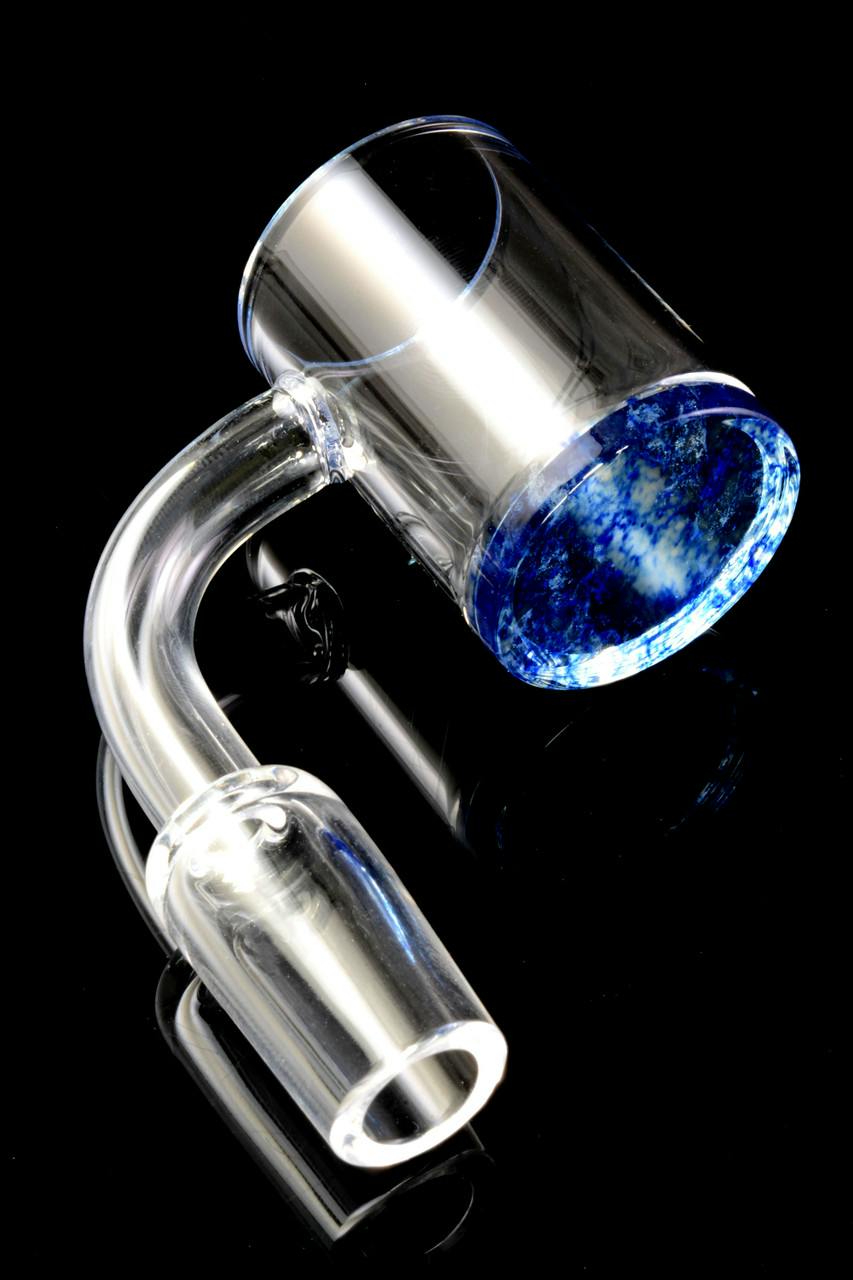 Dab Bangers & Accessories - - 14.5mm Colored Bottom Domeless Quartz $15