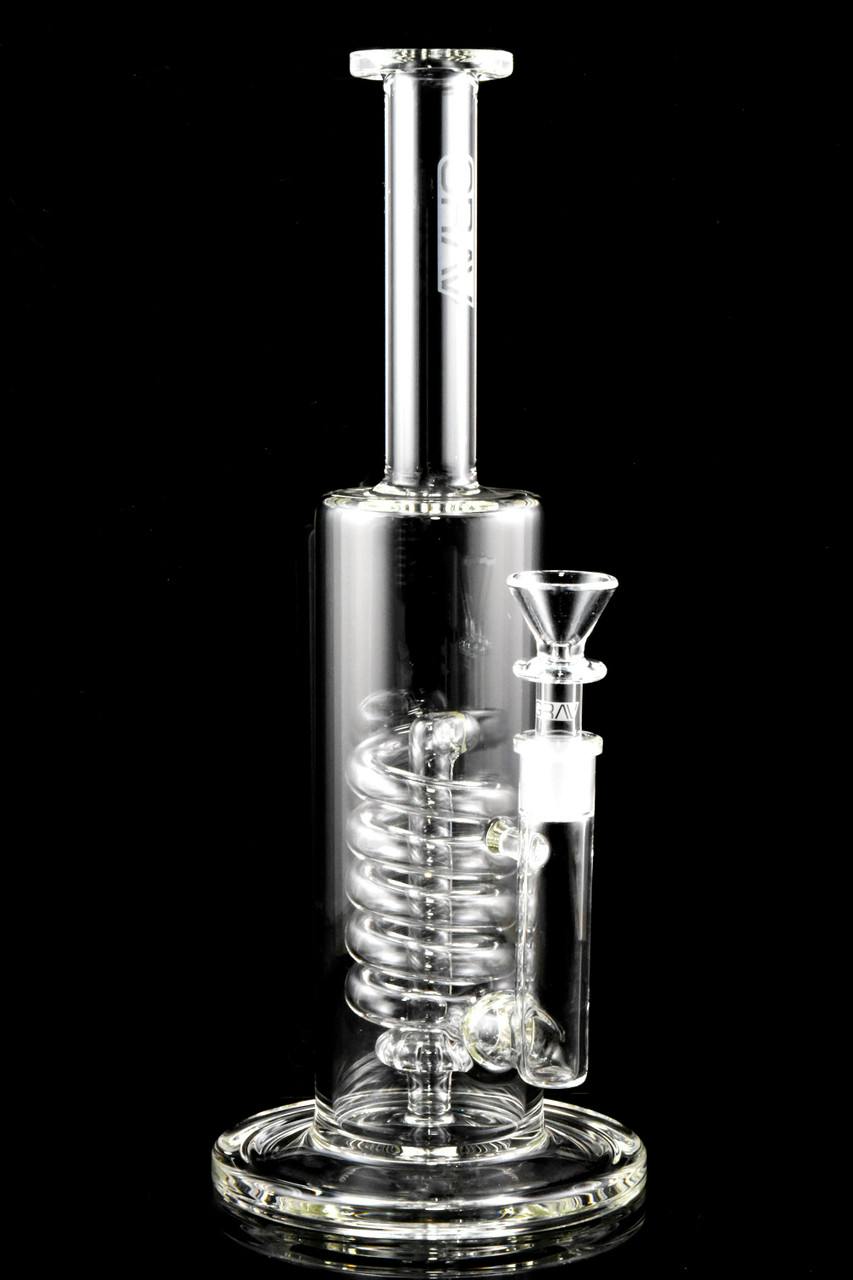 Water Pipe Large - GRAV Clear Coil Showerhead Perc $200