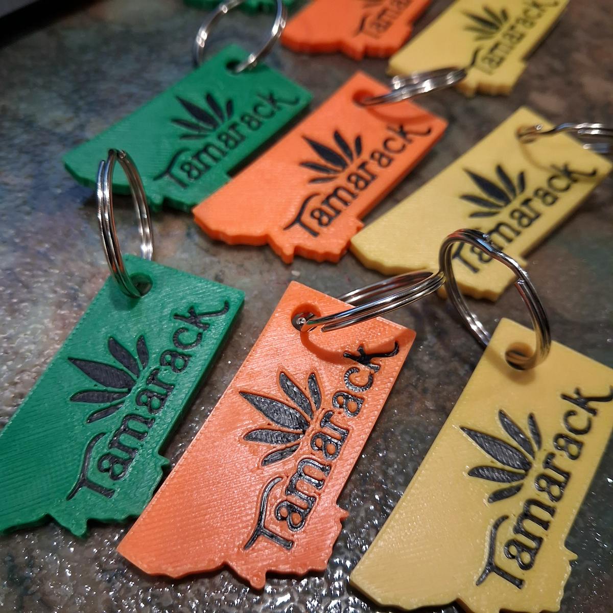 Local Artist - - Tamarack Keychain $4