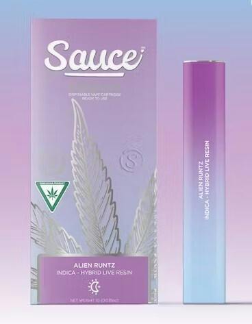Alien Runtz | Disposable | 1g | Live Resin | Sauce Reserve cannabis product