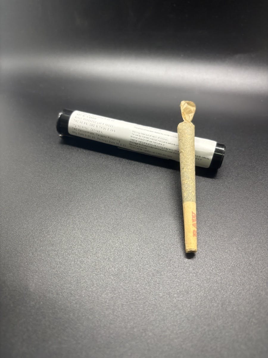 Stinger Strawberry Banana Infused Preroll ($3 or 10 for $20 Tax Incl.) at Canna Cure Dispensary