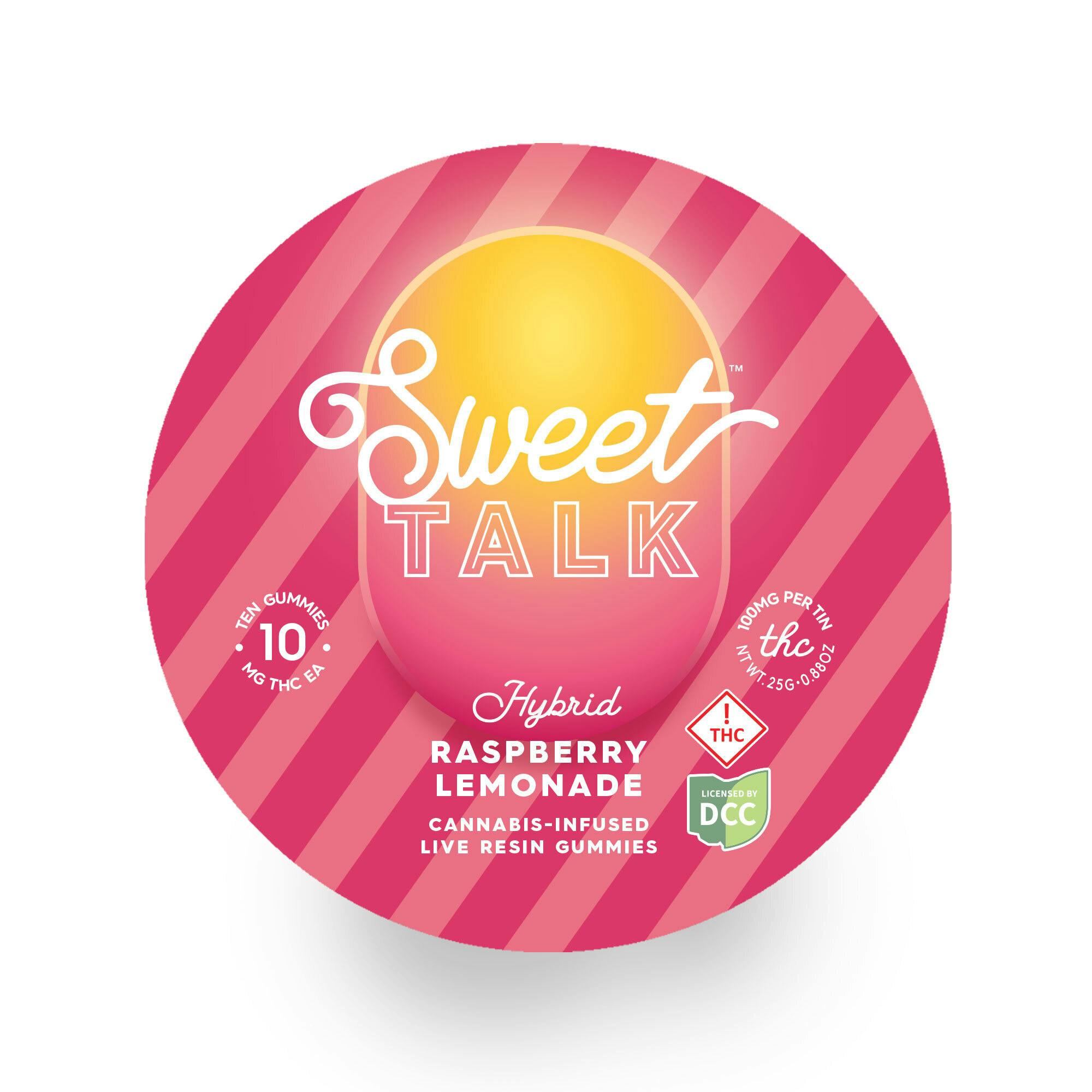 Raspberry Lemonade Live Resin Gummies 10pk - 1201993