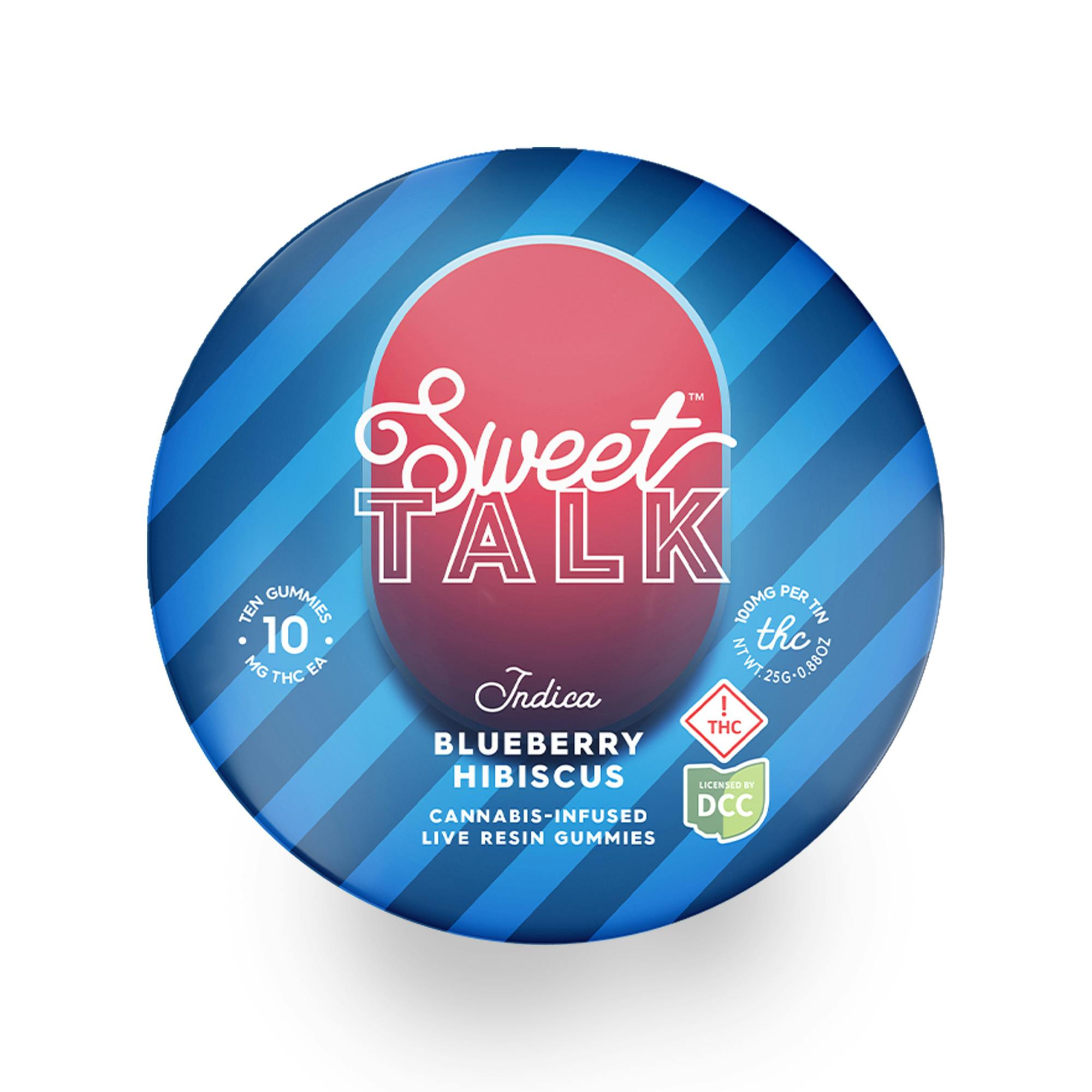 Blueberry Hibiscus Live Resin Gummies 10pk - 1201991