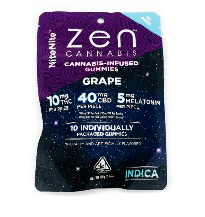 GRAPE INDICA NITE NITE 1:4 THC:CBD