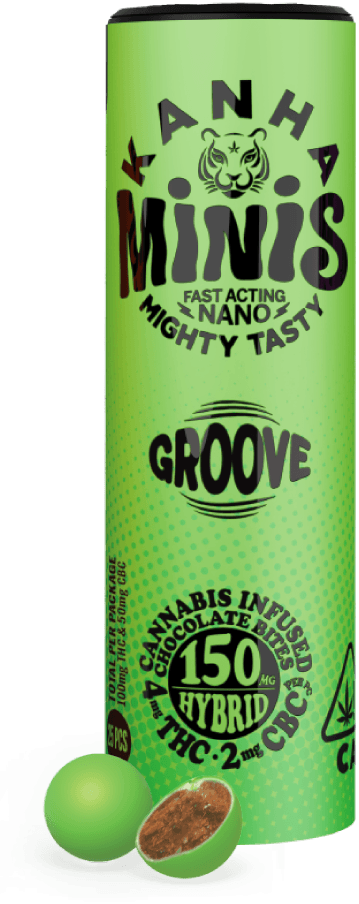 GROOVE - Minis - 2:1 THC:CBC NANO Hybrid 150mg