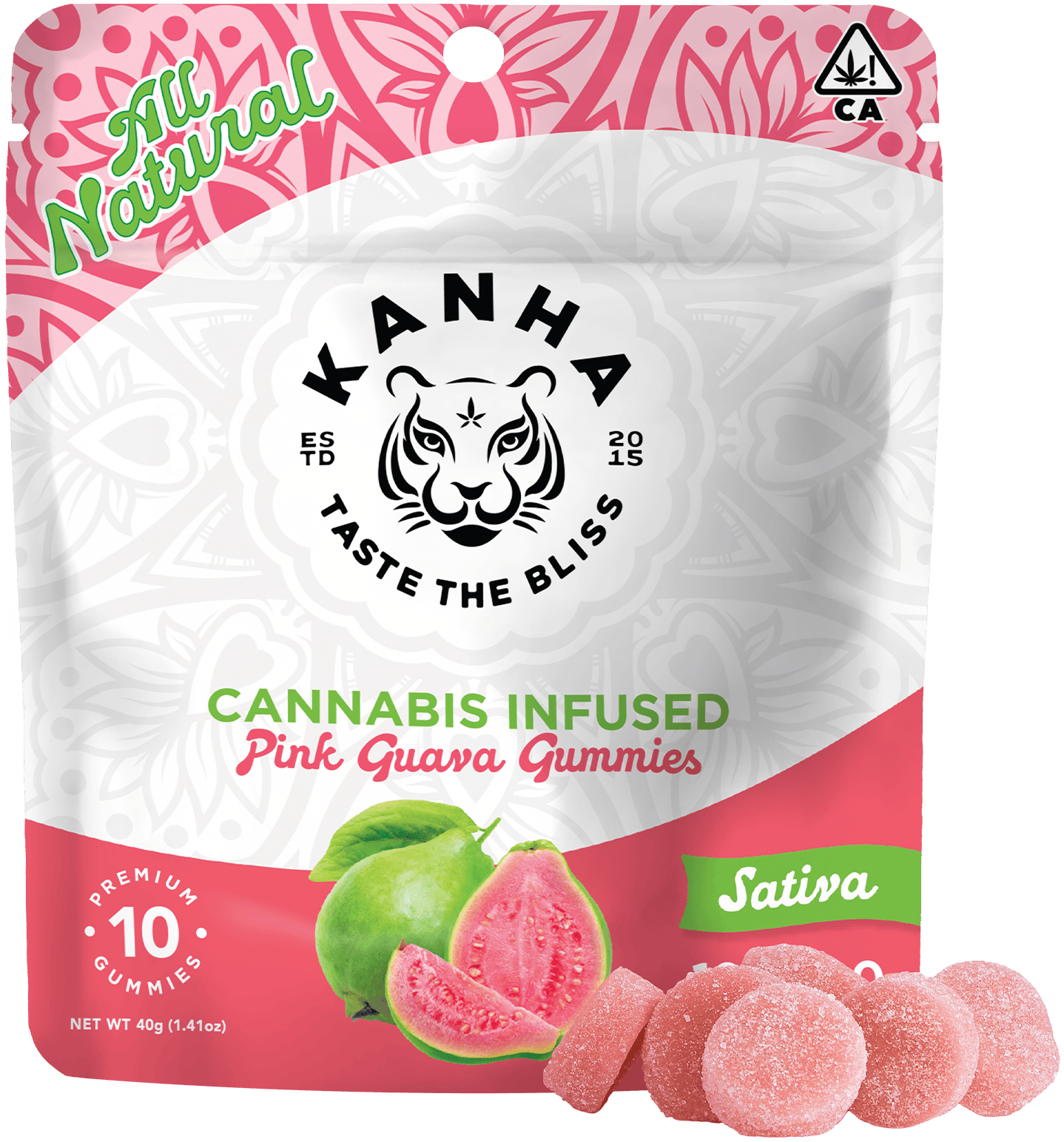 Classic | Pink Guava Gummies | 100mg | 10ct | 10mg/ea