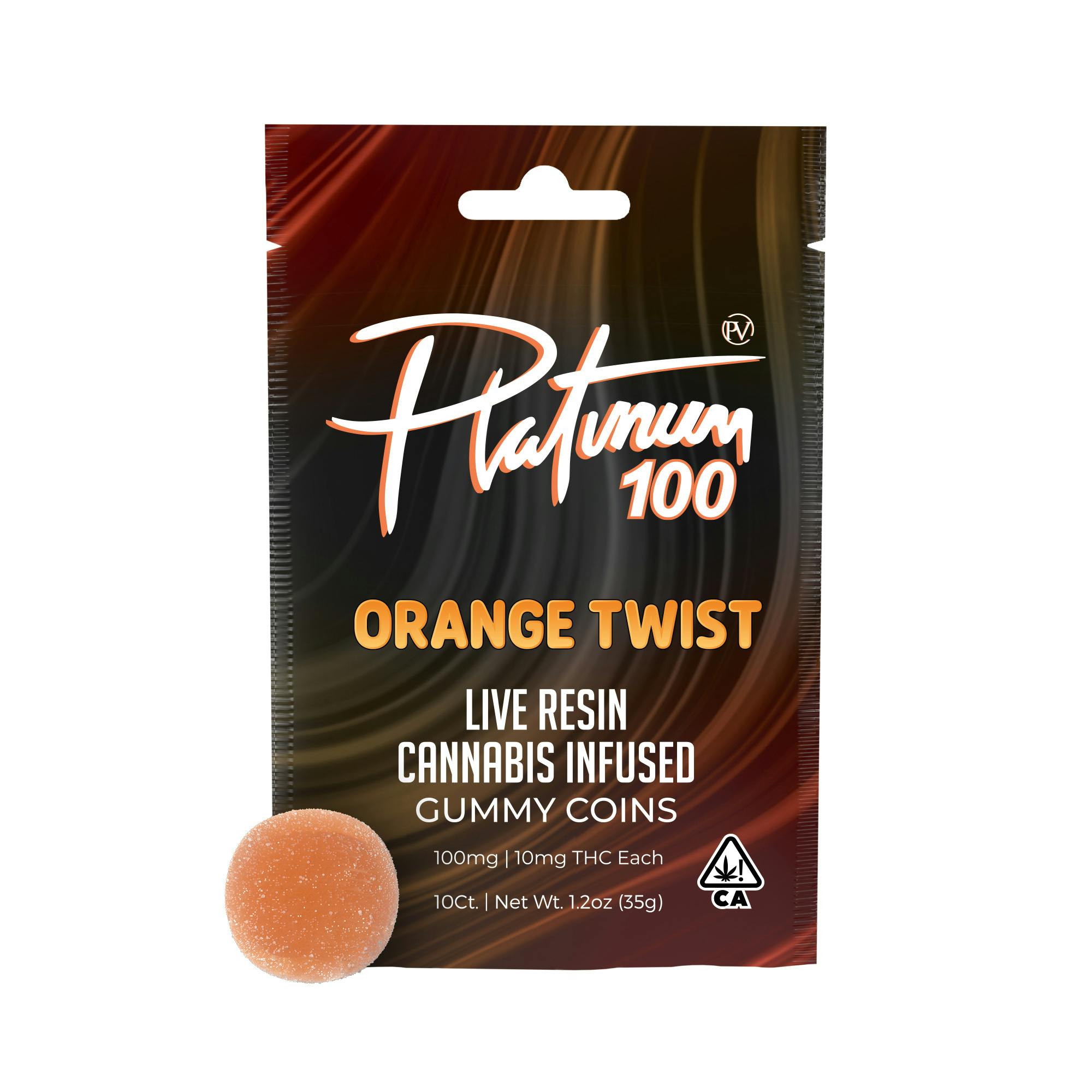Orange Twist lre gummies - 100 mg - 10 Pack